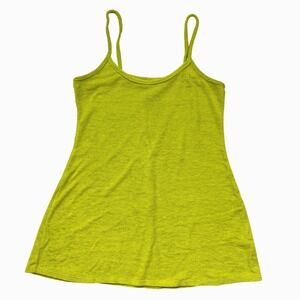 H&M Divided Lime Green Terry Cloth Mini Dress Cover Up Women's Size L
